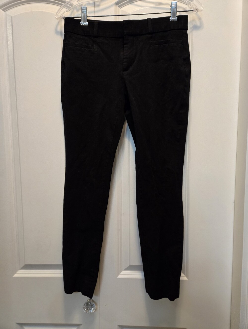 Banana Republic Black Ankle-Length Slim Pants